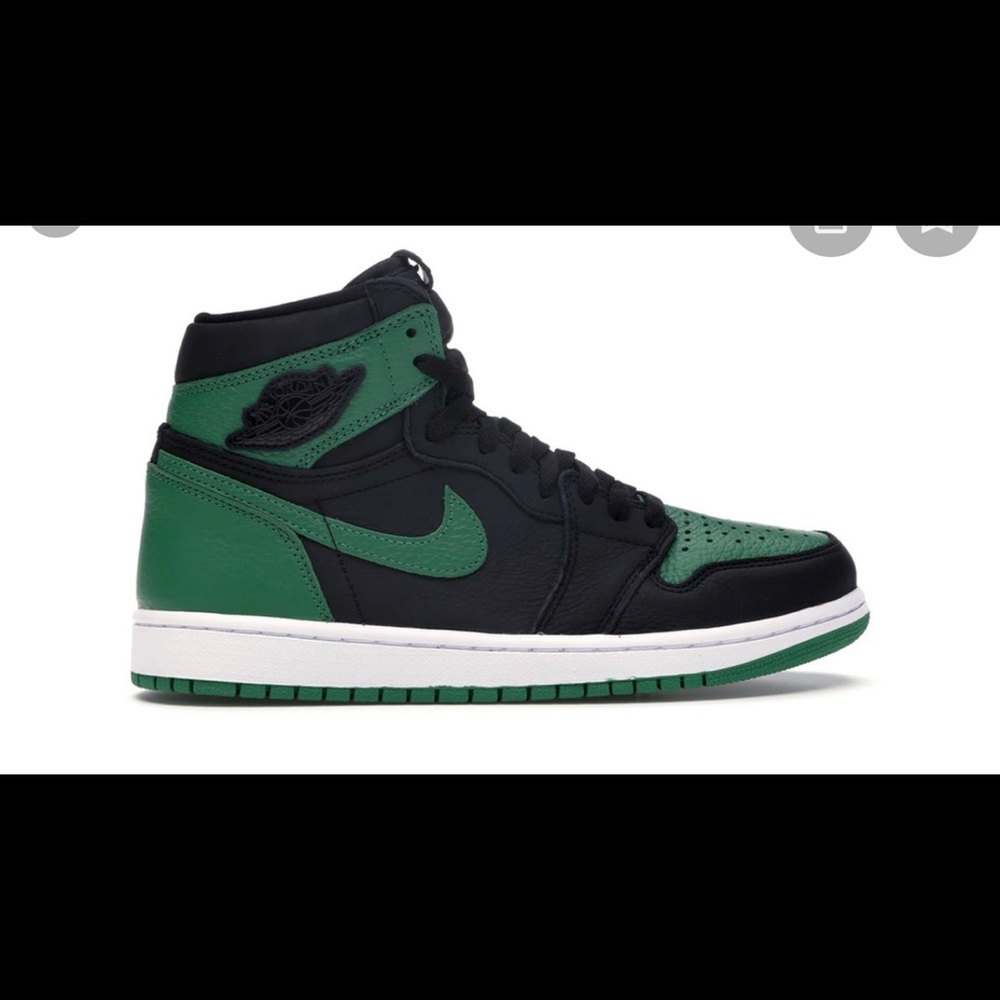 Jordan 1 Retro High Pine Green Black